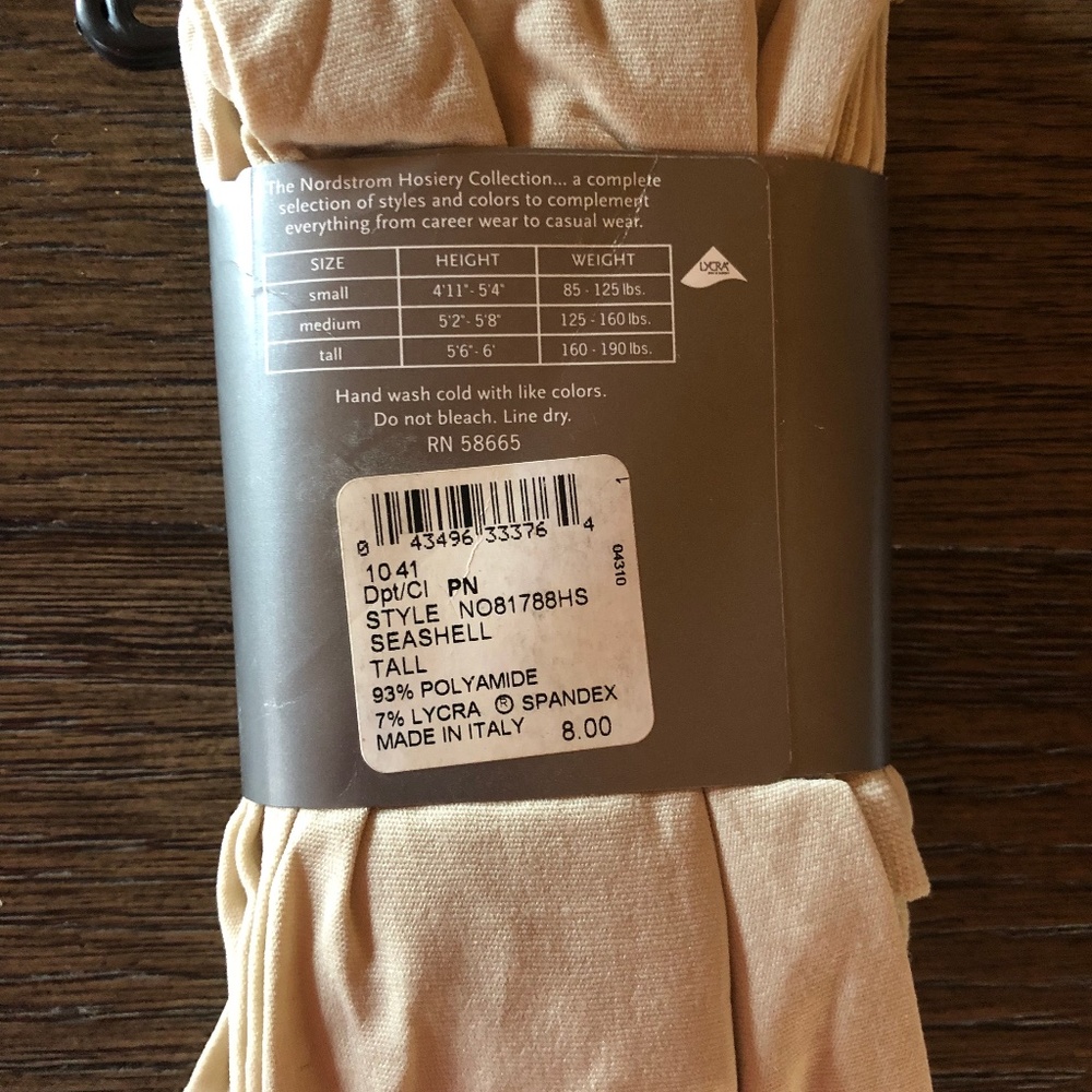 NWT Nordstrom Light Opaque Tights Control Top Q3 - Picture 5 of 6